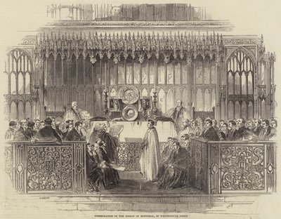 تكريس أسقف مونتريال في دير وستمنستر بواسطة هنري أنيلاي